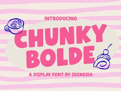 Chunky Bolde Font advertising book branding business casual clothing decorative display elegant fashion headline logo magazine modern packaging poster socialmedia stylist title webfont