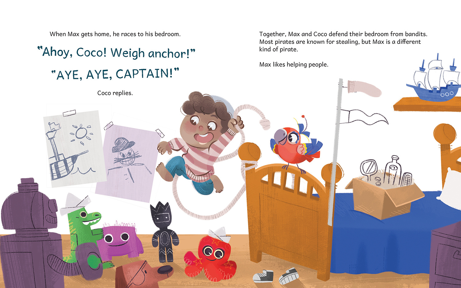 Ahoy! Children's Book children childrens illustration digital digital art digital painting digitalart illustration kidlit