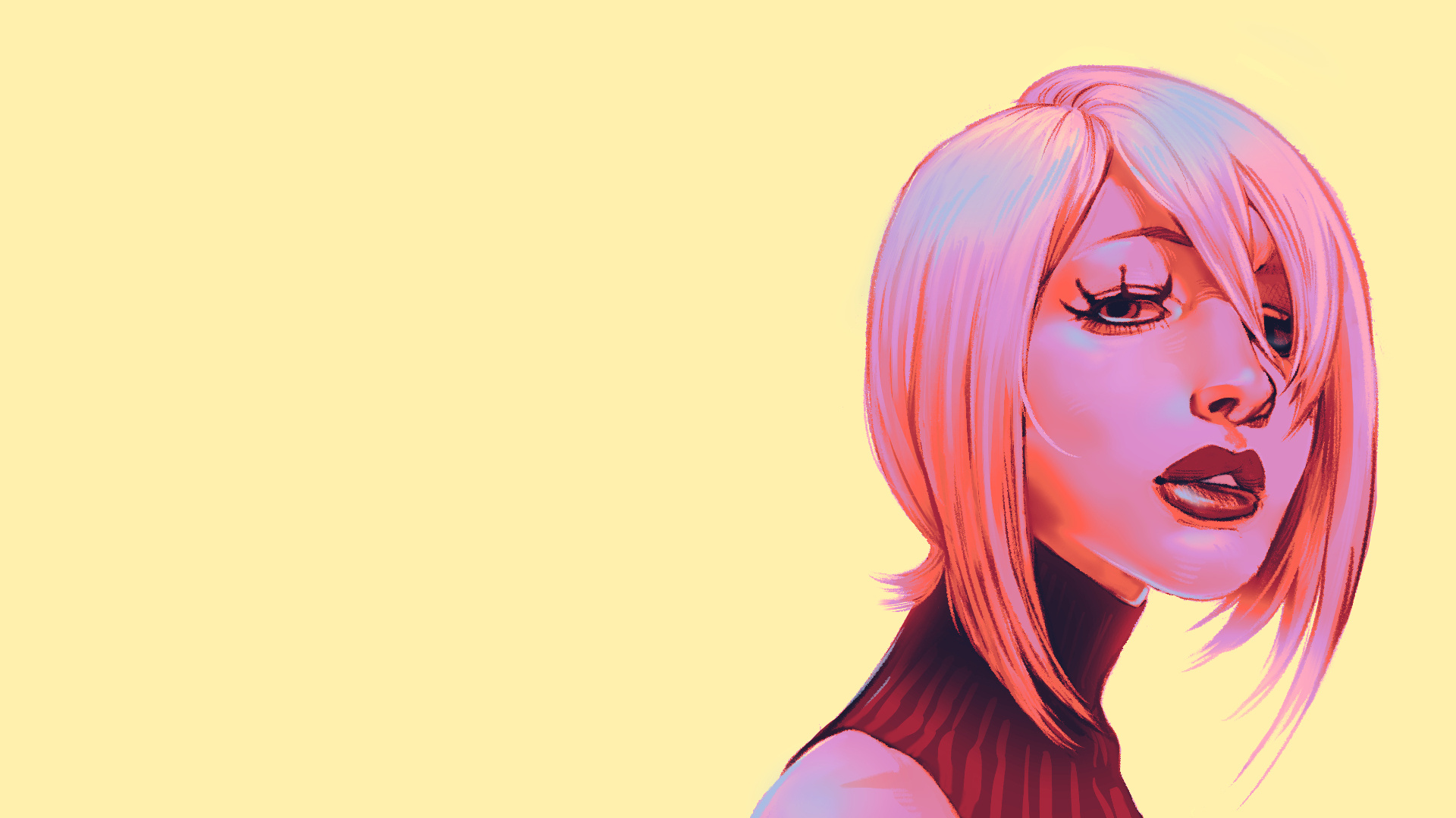 Practice rendering after a while :) digital art illustration painting portrait