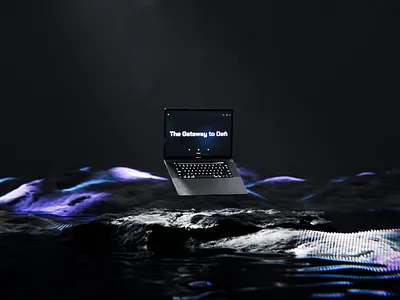 Glyde Social Promo — Cinematic 3D Scene + Landing Page Showcase 3d animation 3d scene blender 3d brand animation cinematic render dark aesthetic landing page design lighting design motion design product animation social media design tech promo ui presentation visual design volumetric lighting