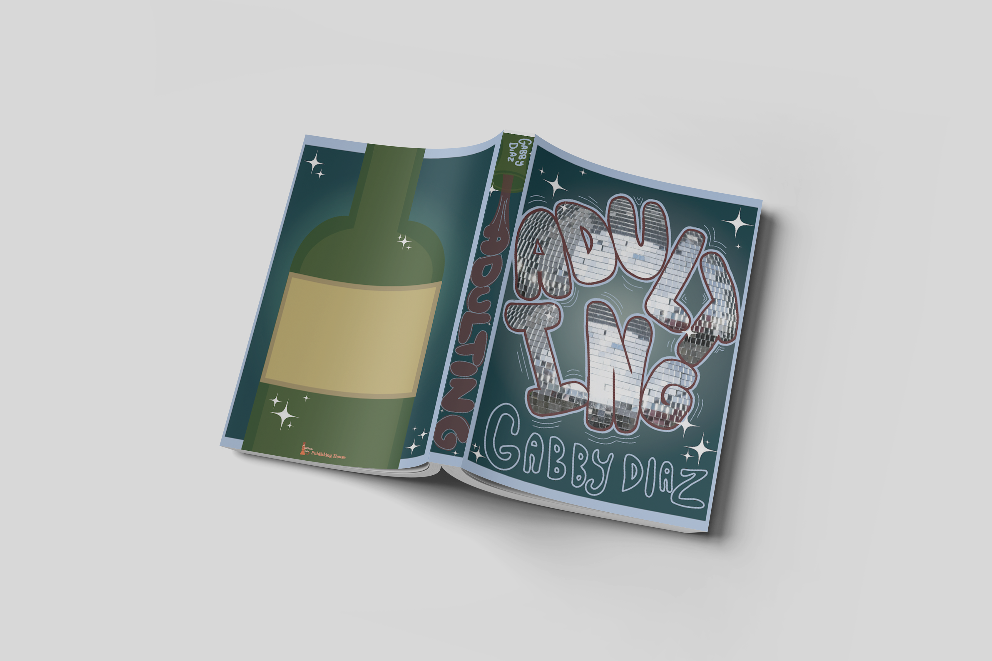 Throwback - Old design book cover book design graphic design illustrator procreate publication design