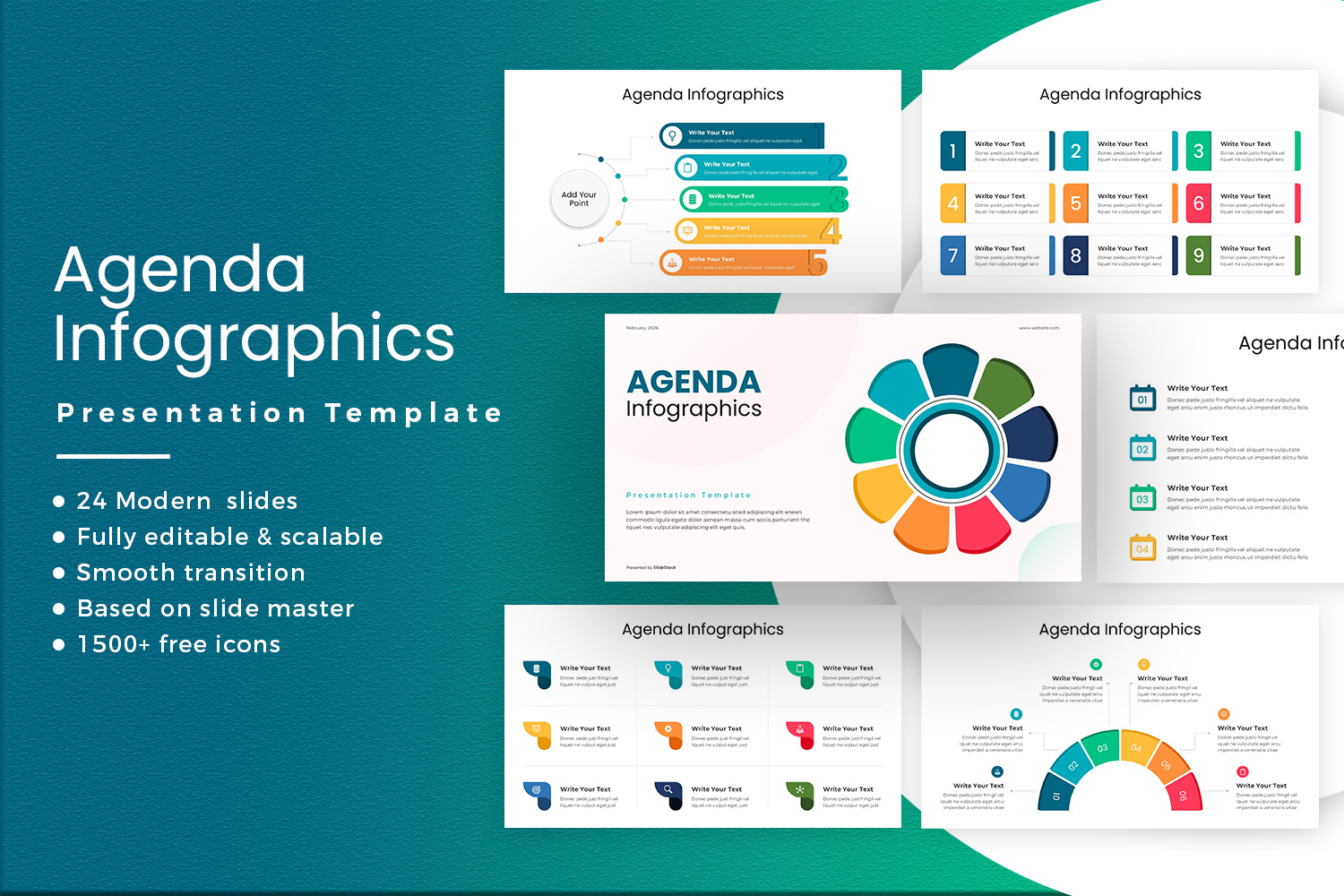 Agenda Infographics Presentation agenda business clean data guide infographics layout meeting modern organization outline plan presentation process schedule simple slides template visuals workflow