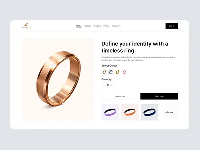 Luxury Fashion E-commerce Website Design cleandesign digitalluxury ecommercedesign fashionecommerce highenddesign jewelrydesign jewelrywebsite landingpagedesign luxurybrand luxurywebsite minimalui minimalweb modernwebdesign premiumbranding productpage productshowcase ringdesign uiuxdesign websiteconcept webuidesign