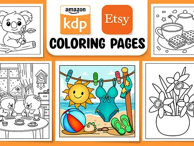 Coloring pages amazonkdp coloringbook coloringbookillustrator freelance freelancedesigner graphicdesign illustration printready tshirtdesign vectorart
