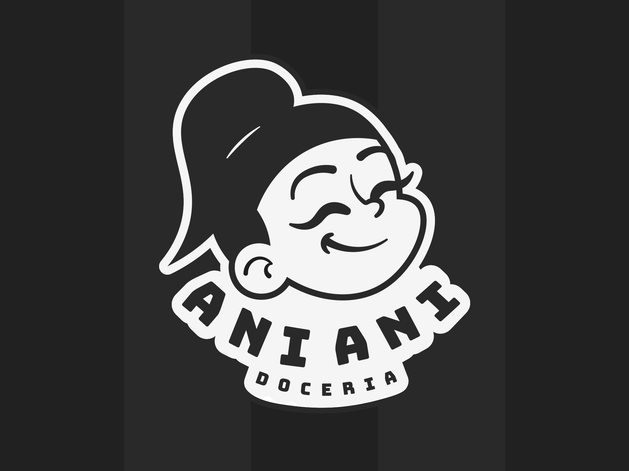 Ani Ani Confectionery branding illustration logo