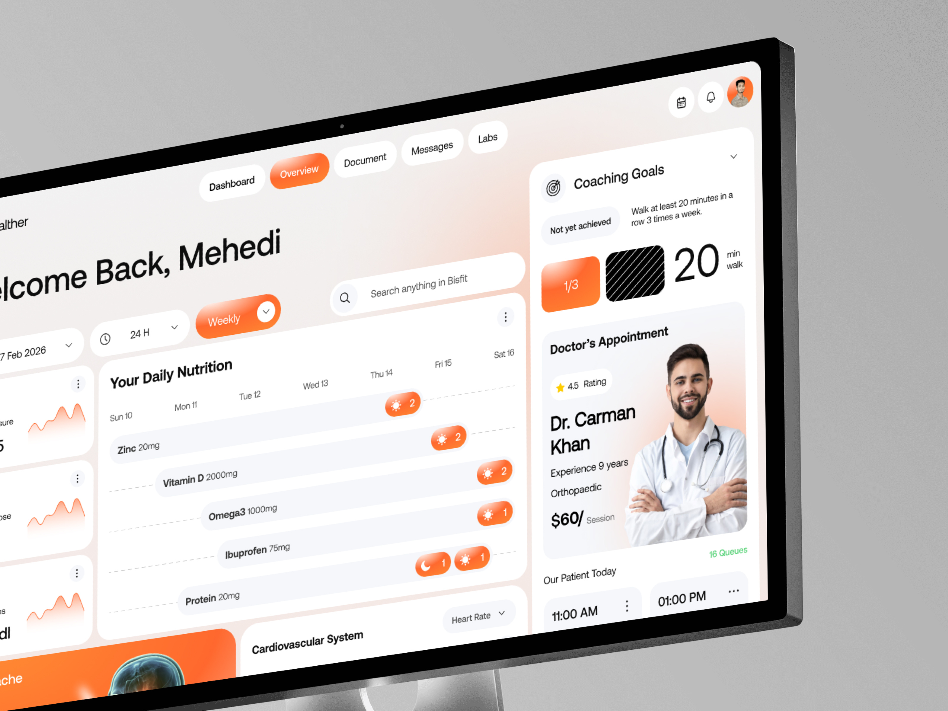 Healthcare Dashboard UI/UX Design 3d ai dashboard health care dashboard health dashboard healthcare ai dashboard healthcare dashboard helthcare dashboard dribbble medical dashboard saas