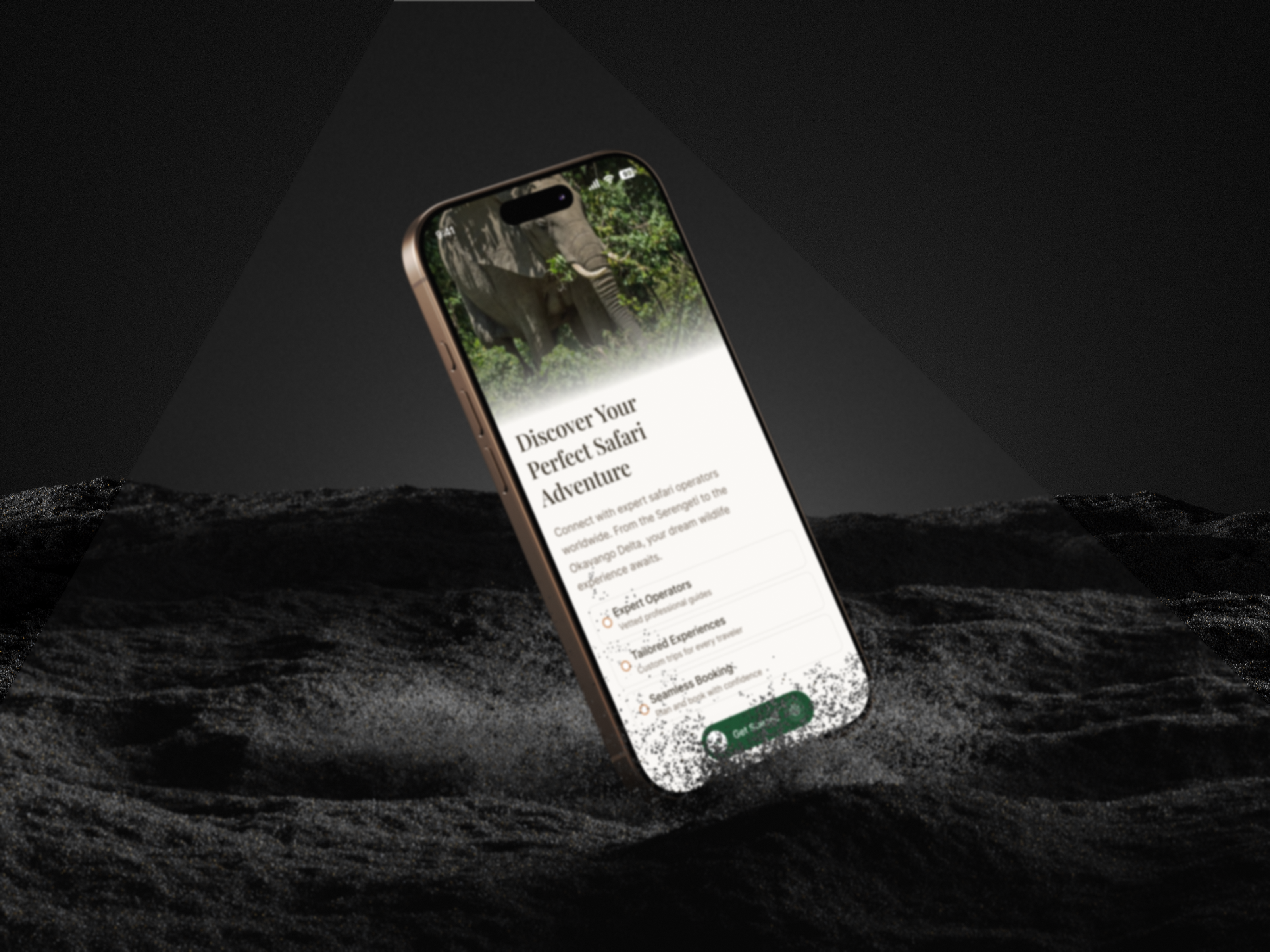 Premium Safari Booking Platform mobile Apps app app design branding dashboard design design illustration log in login page design minimal mobile app product design register sign in sign in page sign up signin tapas das ui web app website design