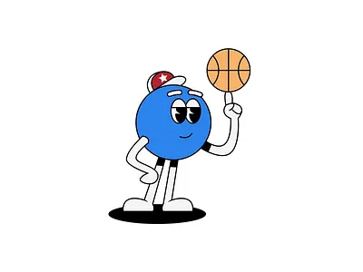 Mascot Cartoon Character Animation animation branding character design devices graphic design groovy illustration logo mascot morph motion graphics retro sport ui vector