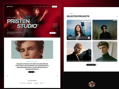 Pristen - Portfolio & Agency Website Template artdirection brandingdesign cleanui creativeagency creativewebsite designstudio designsystem digitalagency digitalexperience interactiondesign modernwebdesign portfoliowebsite productdesign professionaldesign responsivewebdesign storytellingdesign uxuidesign visualidentity webflow webflowtemplate