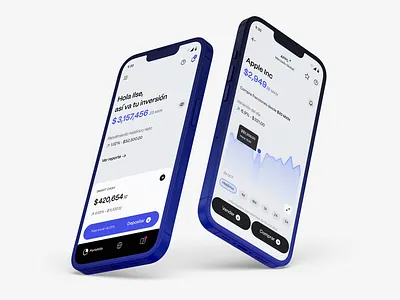 Financial App 📈 clean financial fintech ios mexico productdesign ui ux