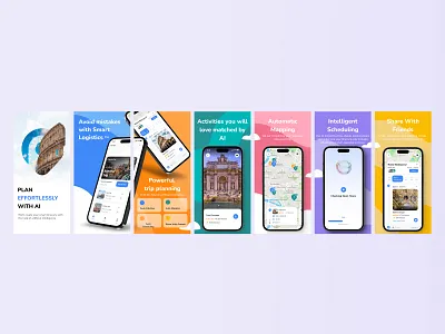 I Plan App Store Screens application appstore ui
