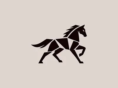 Geometric Horse Logo Mark brandidentity branding creativedesign design designer geometric logo graphic design horse horse logo logo logo mark logodesign