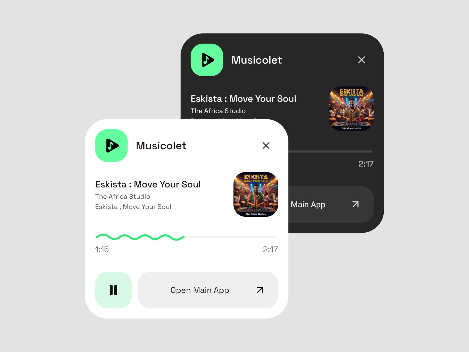 Musicolet – Quick Music Player Redesign