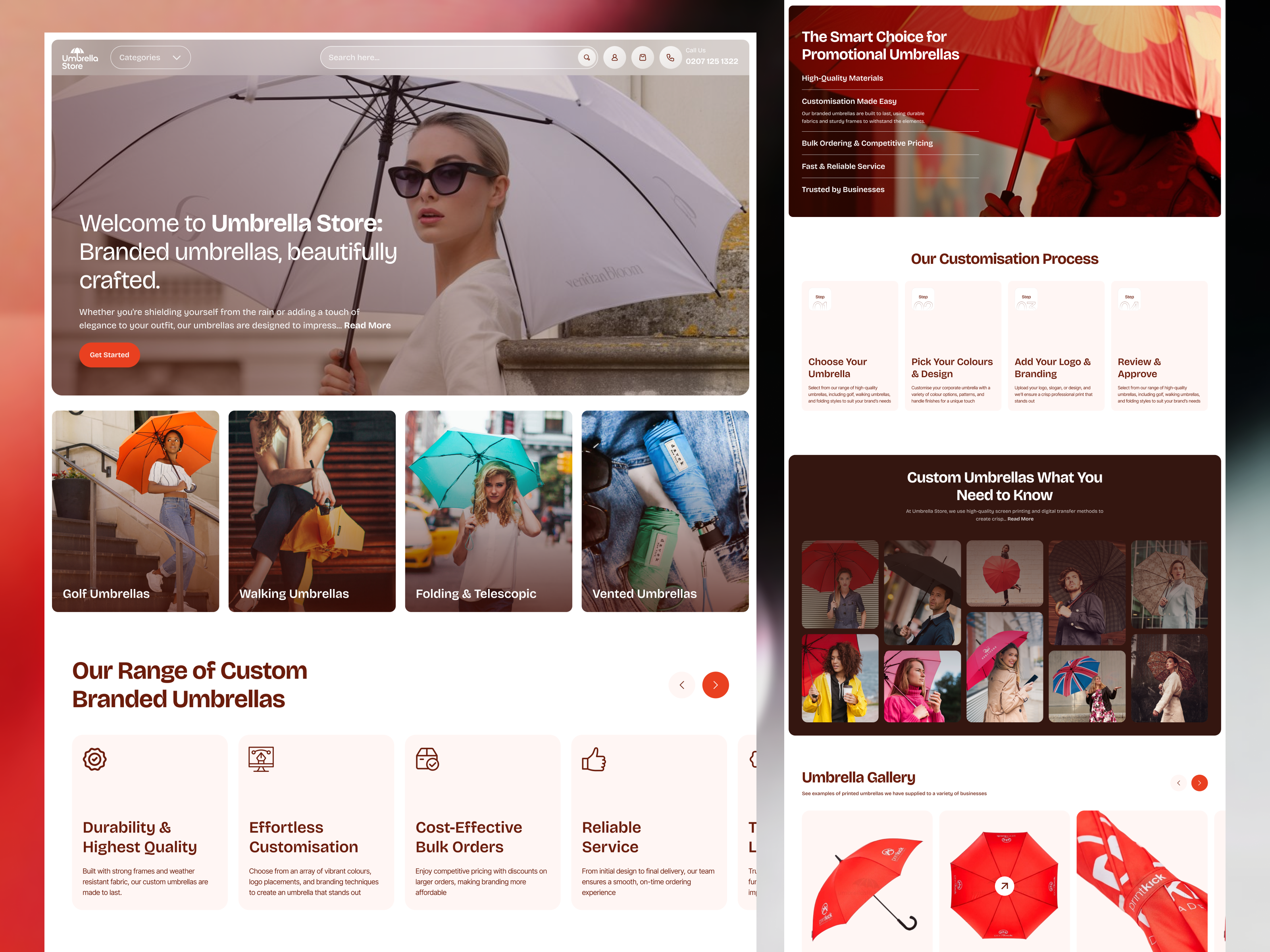 Example of Custom Shopify Website Design