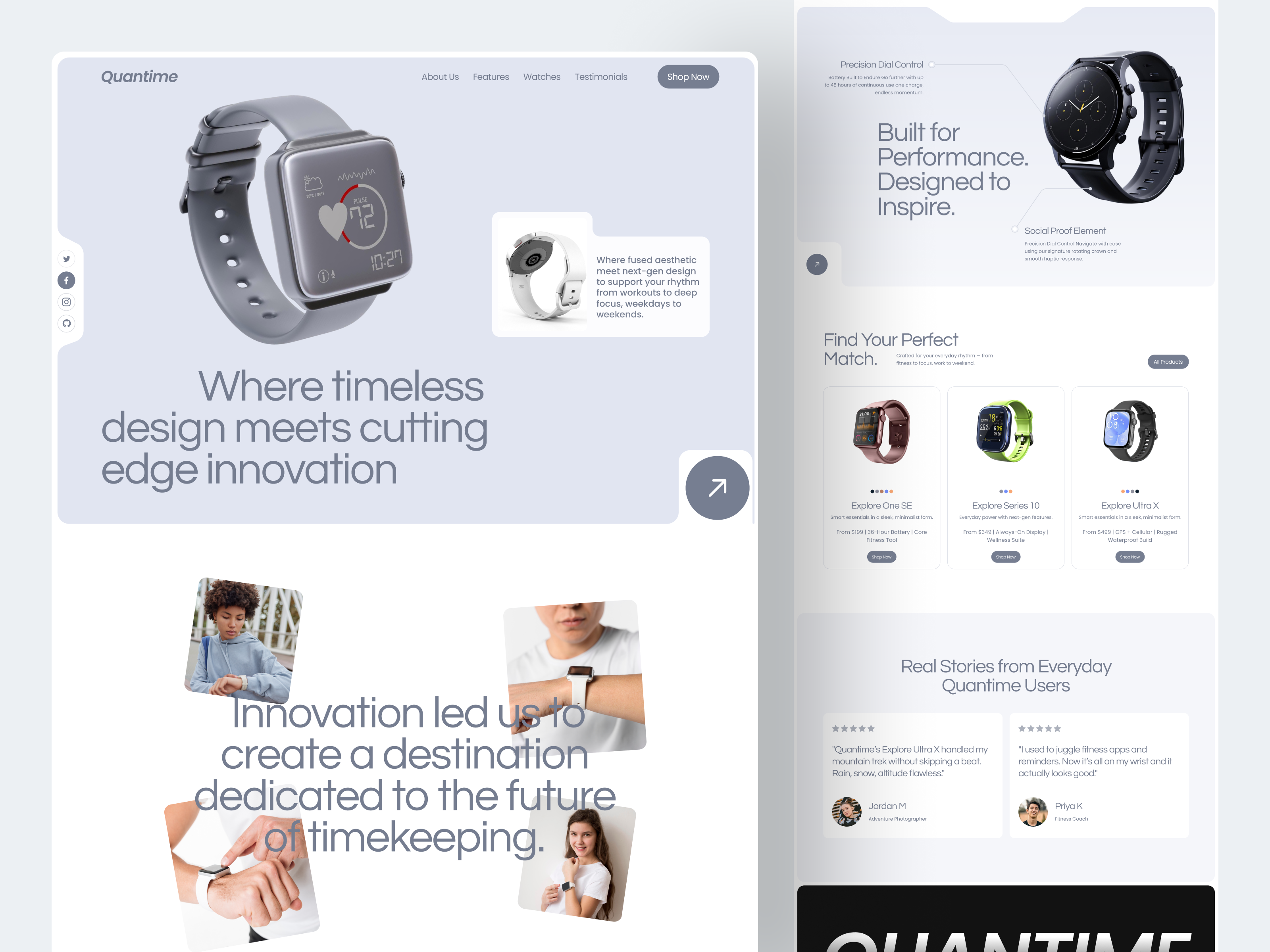Example of Custom Webflow Website Design