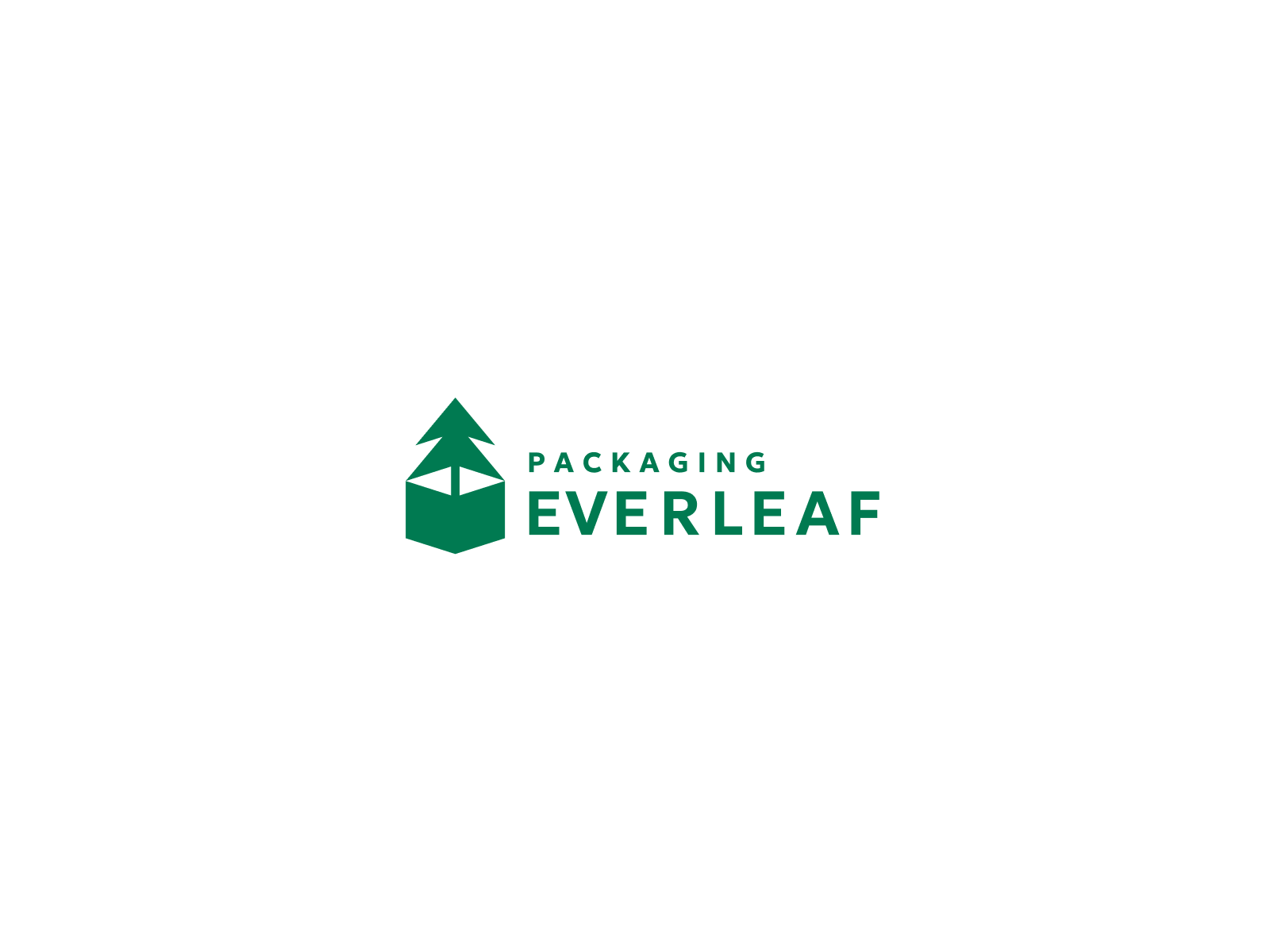 Everleaf box brand branding design fir tree graphic design logo packaging vector