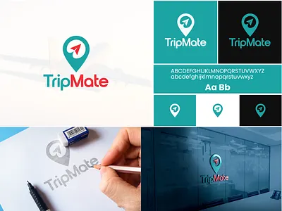 Modern & Clean Logo Design TripMate brand book brand style guide branding kit corporate identity create logo edit logo logo logo creation logo illustration mascot logo minimalist modern real estate logo redesign logo retro undefined vintage vintage logo vintage logo design visual identity