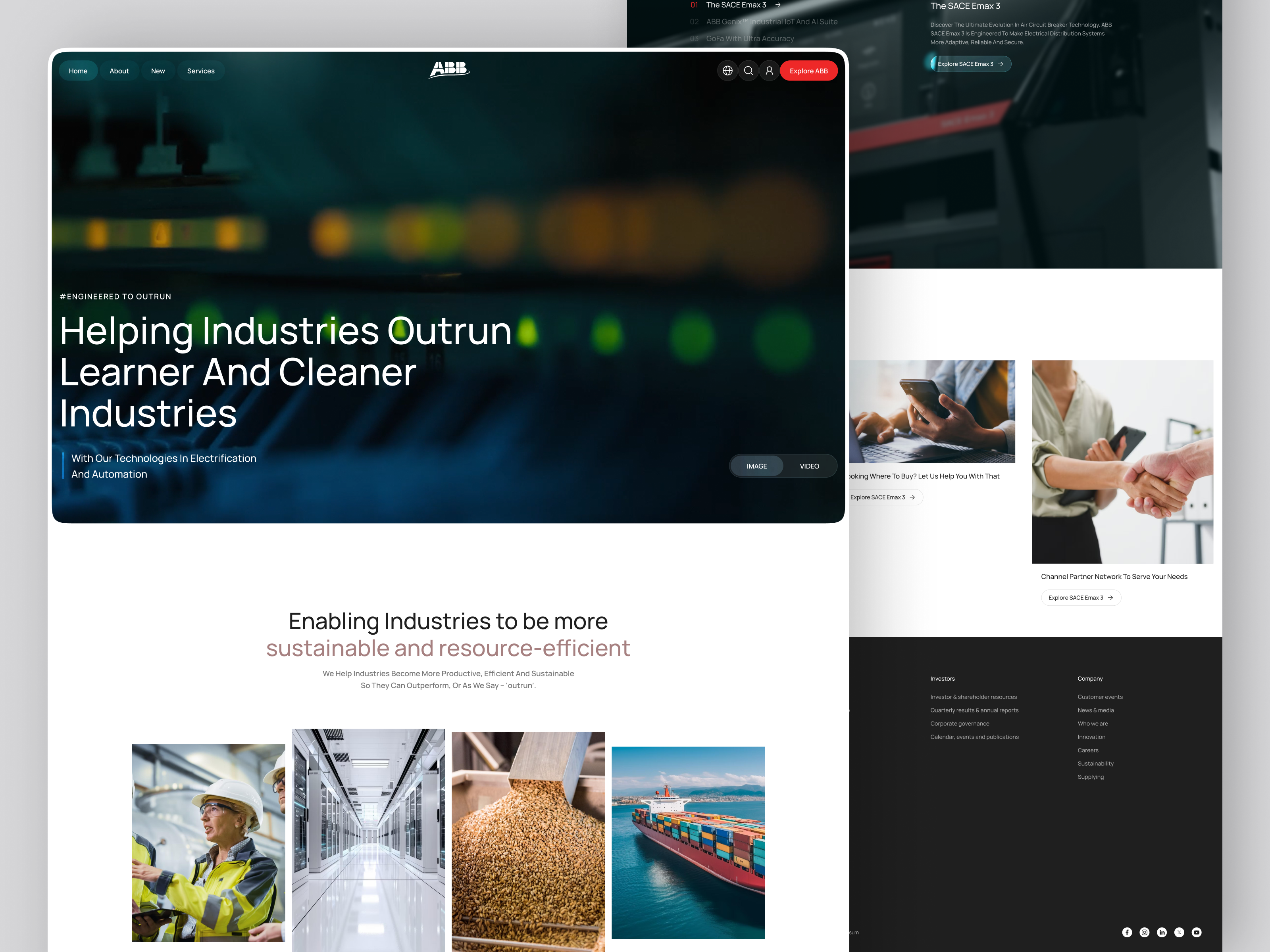 Industrial Automation Solutions Website b2b business clean cleaner industries company factory grid industrial industry infrastructure investment manufacture manufacturing marketing modern motion graphics startup web design website work