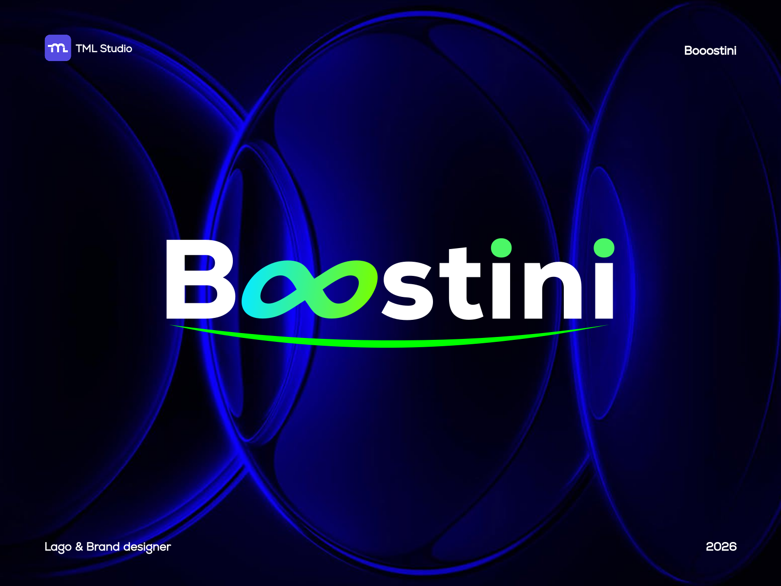 BOOSTINI, Digital Marketing Agency .logo variation