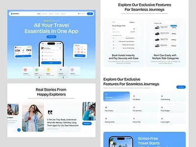 App Landing Page app interface product service startup ui ux web
