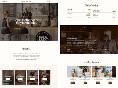 Strakture Coffee Shop ai cloud coffee library pattern shop theme ui wordpress