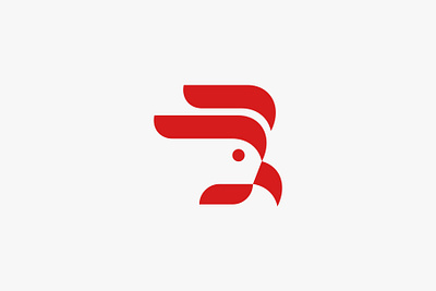 Abstract Chicken Head Logo abstract branding chick chicken cock design face fowl graphic design head hen illustration logo logo design mascot modern poultry rooster simple vector