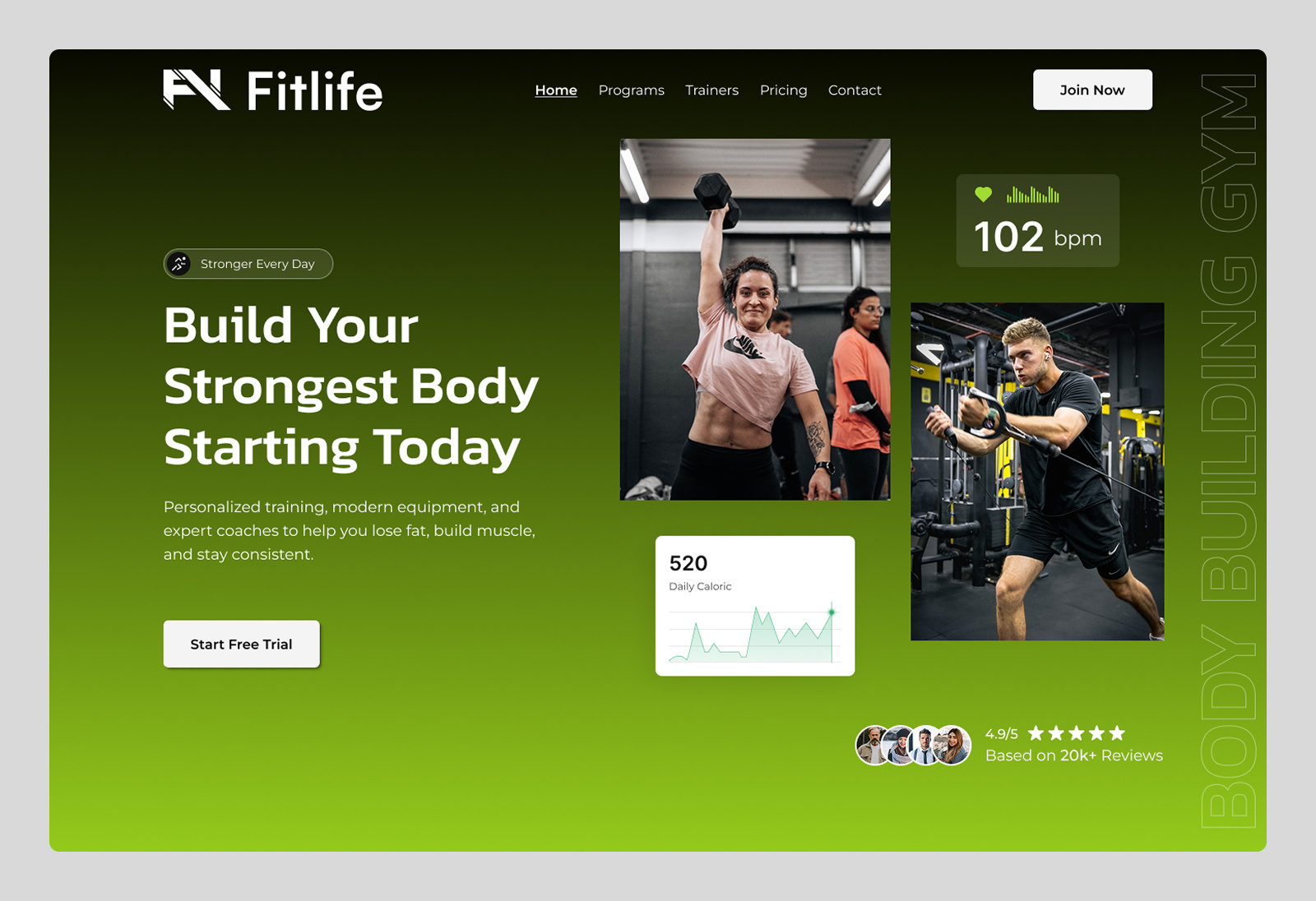 Example of Saa S Website UI/UX Design In Figma