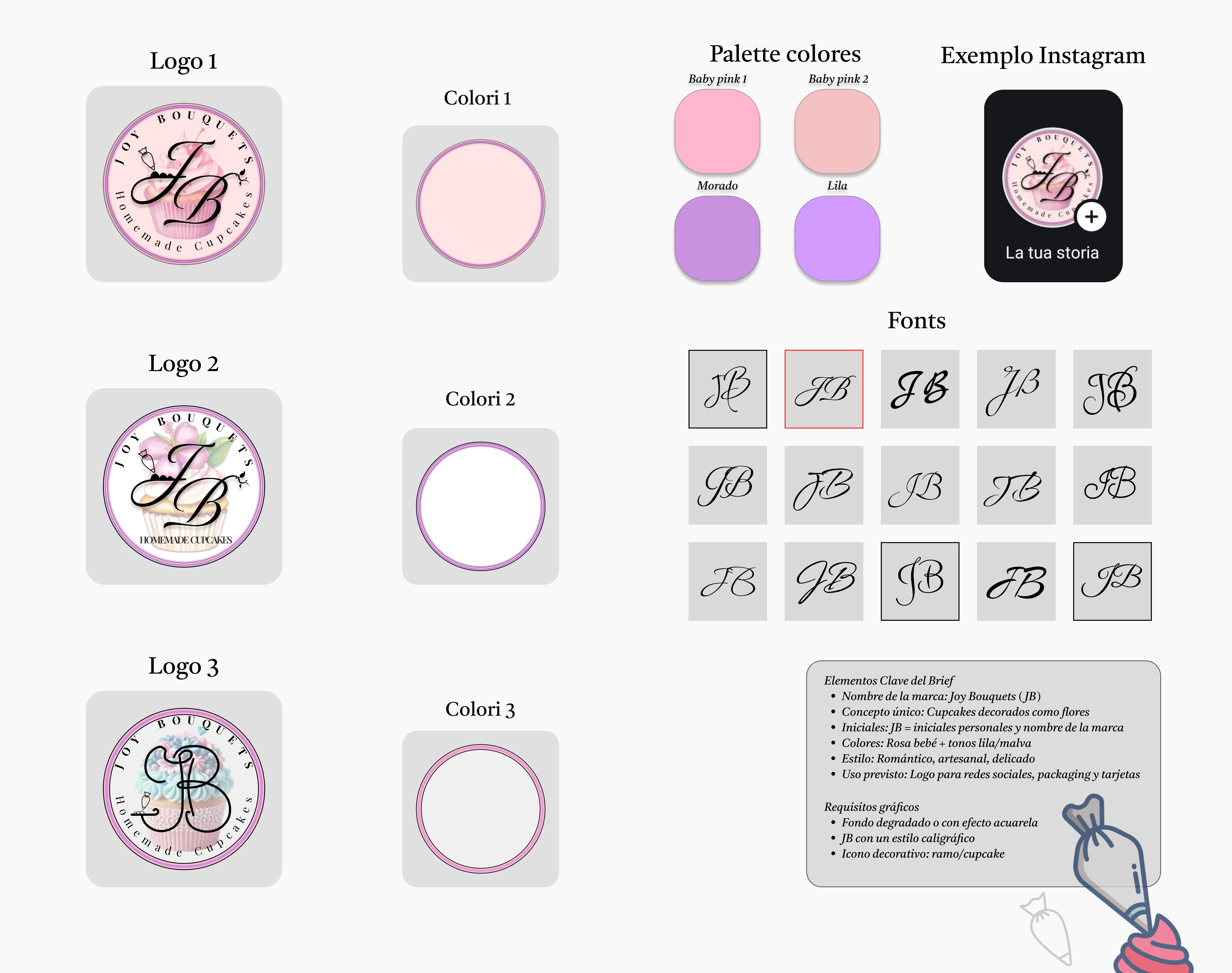 Joy Bouquets – Logo & Visual Identity bakerylogo branding cupcakebranding figma graphicdesign logo logodesign londonbakery sweetidentity