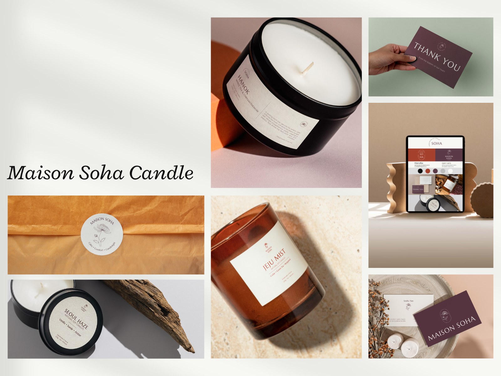 Maison Soha Candle Branding Kit