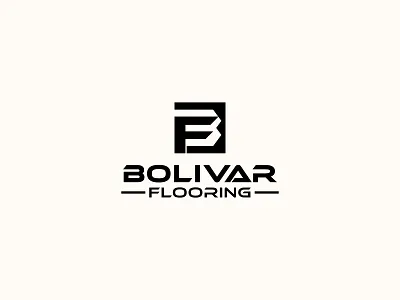 Logo Design for Bolivar Flooring black and white logo bold typography logo branding construction branding contractor logo design corporate identity design custom flooring branding custom logo design flooring company logo flooring logo geometric logo mark graphic design home improvement logo logo logo design minimalist brand mark modern monogram logo professional business logo vector