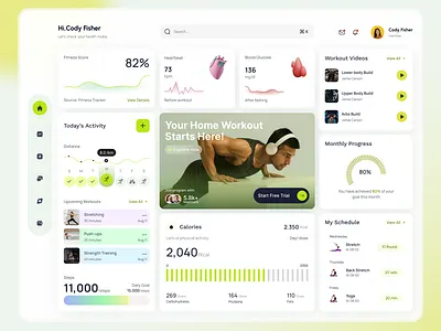 FitTrack – Smart Health Dashboard 2026 admindashboard analyticsui dashboard datavisualization fitnessapp fitnessui graphic design healthapp healthdashboard healthtracking minimalui moderndesign new design saasdesign ui uidesign uxdesign webapp workoutapp