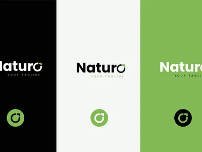Natural Company Brand Identity brand business corporate design eco environment graphic design green identity lettermark logo minimalist modern nature organic startup sustainable template typography vector