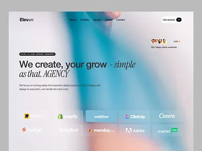 Digital Agency Website agency agency landing page agency ui design agency website creative creative direction digital agency digital landingpage landing page ui ui design ux web design website website design
