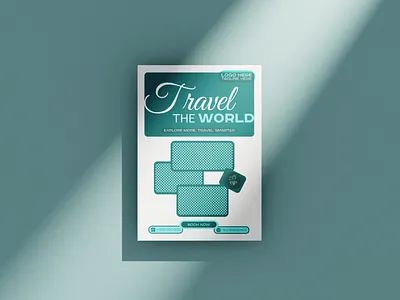 Travel Flyer Layout Design branding design flyer flyer layout free mockup graphic design illustration layout layout design moc mockup travel travel flyer layout vector