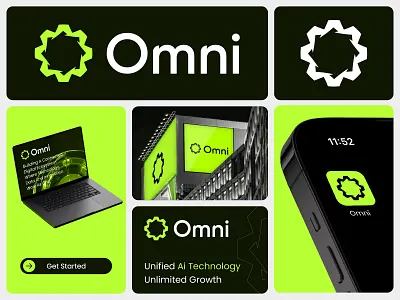 Omni — AI, SaaS, Fintech, Web3 Logo & Brand Identity ai logo app branding automation logo blockchain logo branding cloud software corporate identity crypto logo fintech logo innovation logo modern logo o lettermark o logo saas logo startup logo tech startup technology logo ui web3 design