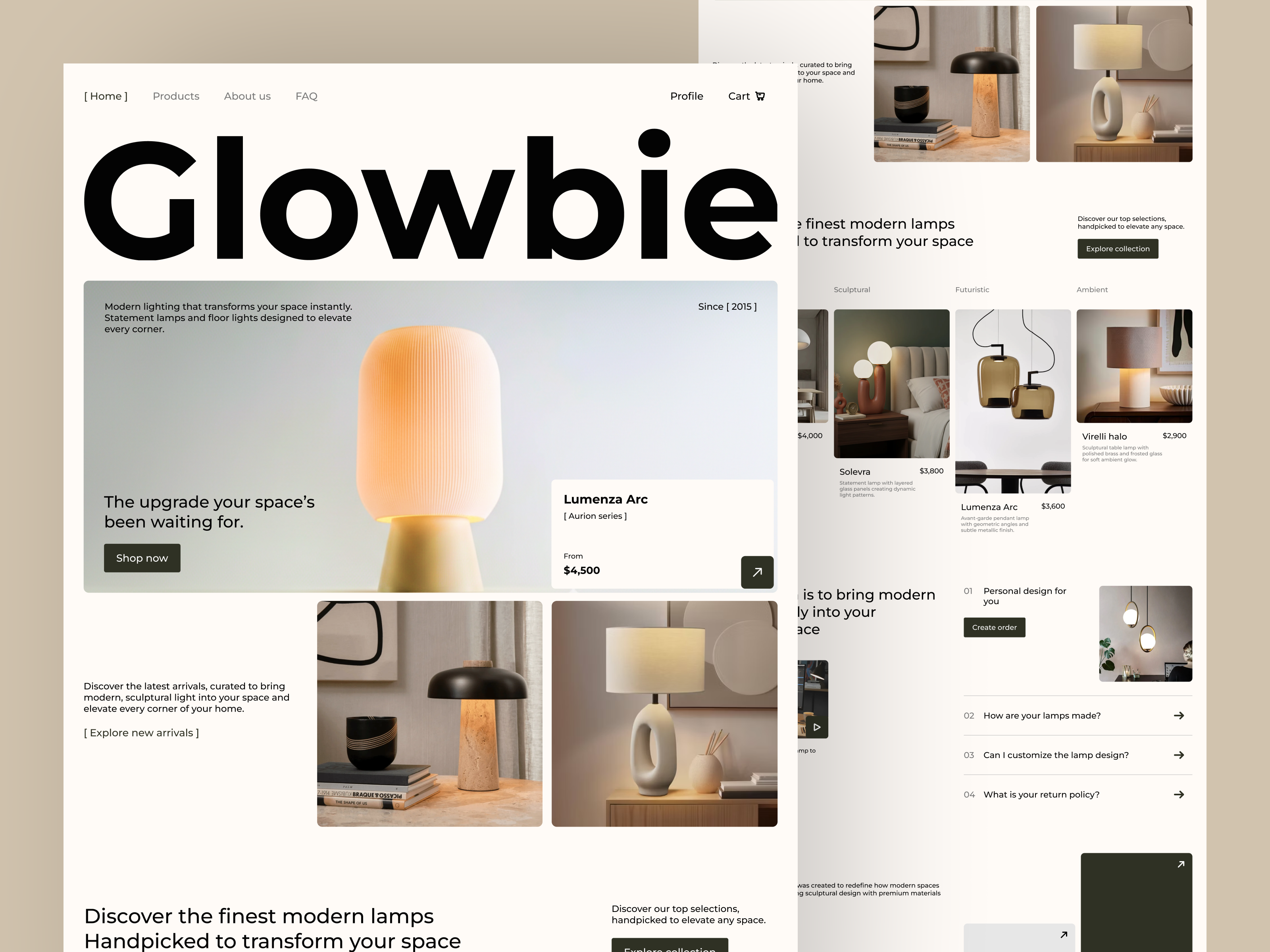 Example of Landing Page: Web Design
