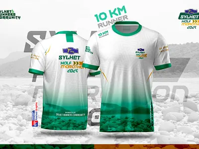 Sylhet Half Marathon 2025 - Run T-Shirt-Jersey Design apparel fashiondesign graphicdesign marathon run sportsdesign sportswear sylhet sylhet half marathon sylhetheritage tshirtdesign