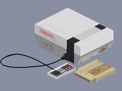 NES 8 bit famicom nintendo pixel art