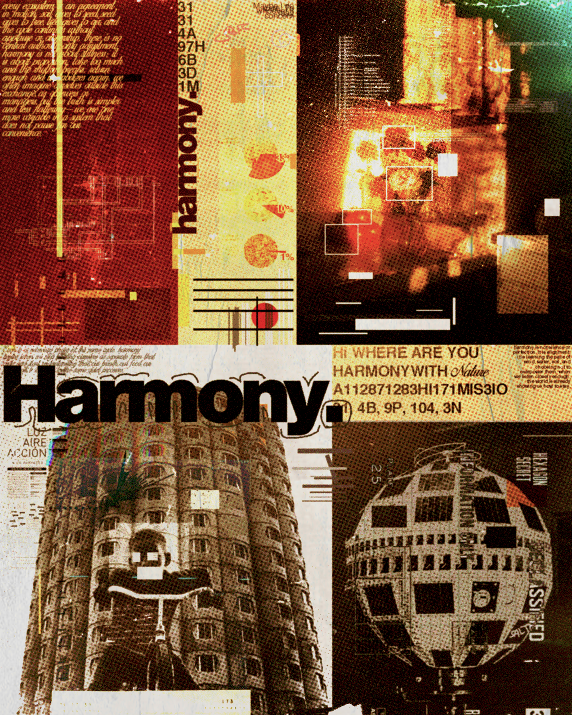 HARMONY adobe photoshop design graphic design grunge poster poster design text typography