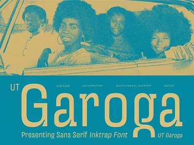 Sans Serif Inktrap Font - UT Garoga branding design font free font graphic design illustration logo type design typography ui vector