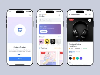 ShopHub – Modern E-commerce Mobile App UI Kit 🛍️✨ appui cleanui ecommerceapp figmadesign minimaldesign mobileappdesign onlineshopping productdesign shophub shoppingapp uikit uiuxdesign userexperience userinterface