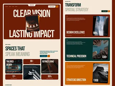 Architectural Design Agency Website agency landing page agency website ai design apartment arch design architecture building contruction experior design home design house design interface interior design minimal product project real estate startup ui ux web design
