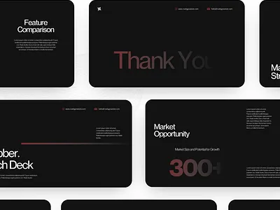 startup pitch deck template minimalist modern design