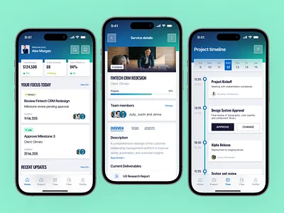 CRM mobile app app creative crm graphic design mobile ui uiux work