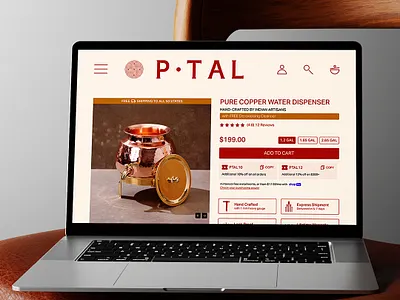 Shark Tank featured Co. P.Tal Landing Page Design appdesign branding design figma framer graphic design illustration landing page logo ui ux