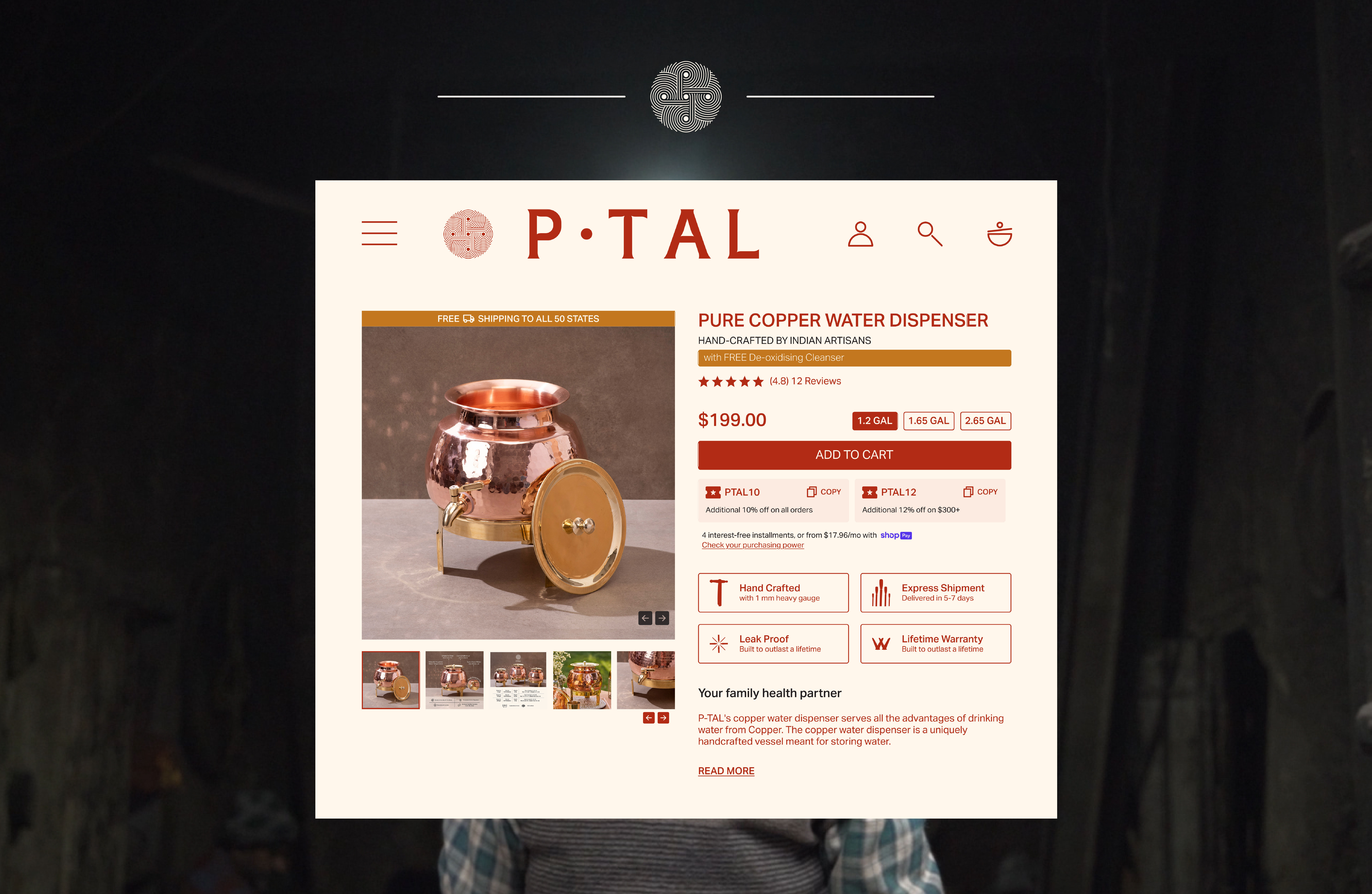 Example of Landing Page Design