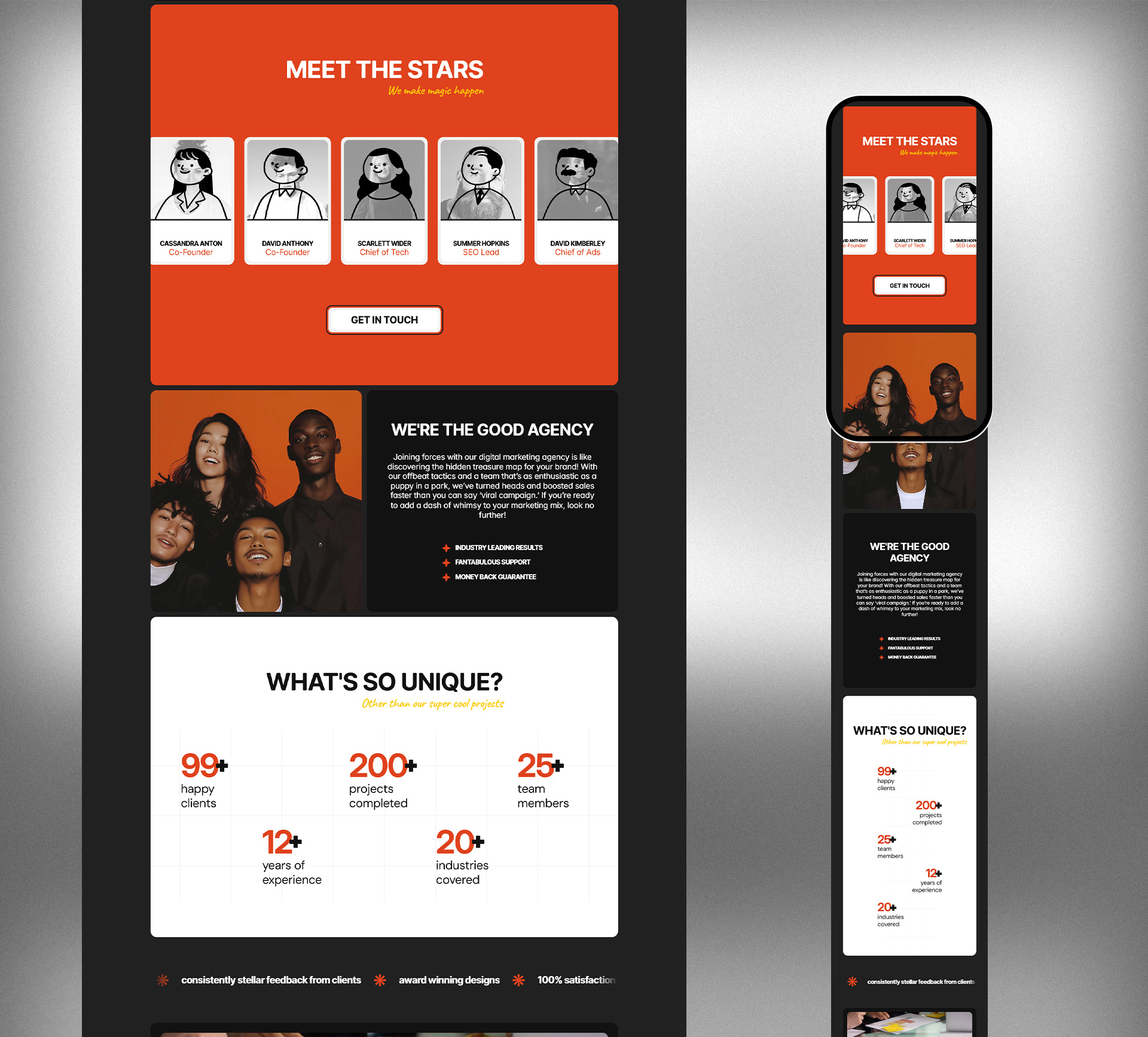 Example of Custom Framer Website Design