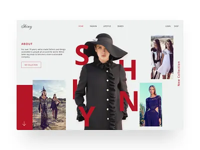 Hero section exploration fashion figma hero section ui uiux ux web design