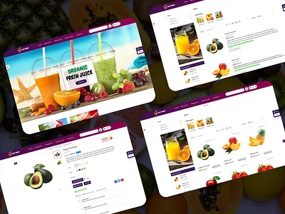 🍊 Just made Organics — Vibrant Juice E-commerce Experience ecommercewebdesign foodecommerce freshfoodui fruitstore fruitwebsite healthybranddesign juicewebsite modernwebui onlinestoredesign organicstore productpagedesign responsivewebsite