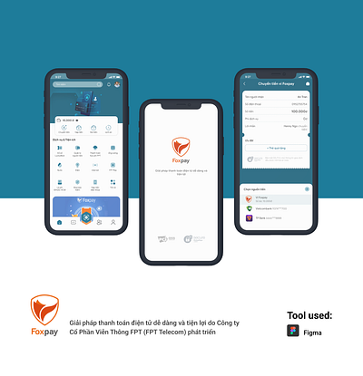 Ví điện tử Foxpay design ui ux uxui design
